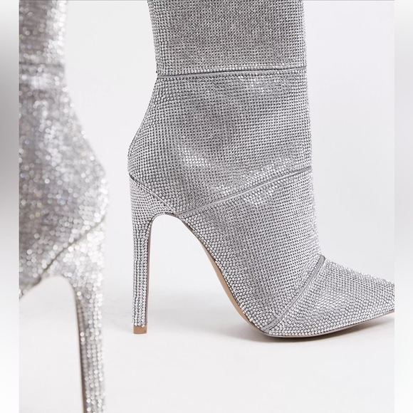 Steve Madden rhinestone sparkly booties - Picture 4 of 4